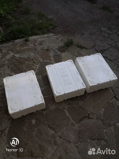 Пенопластовый ящик б/у