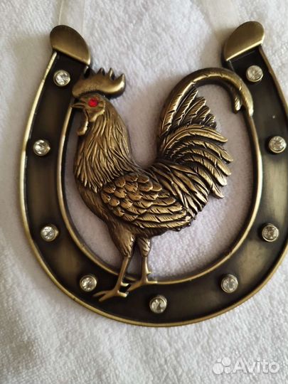 Подкова. металлическая украшение входной двери