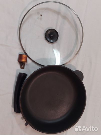 Сковорода литая нева металл посуда 28 см