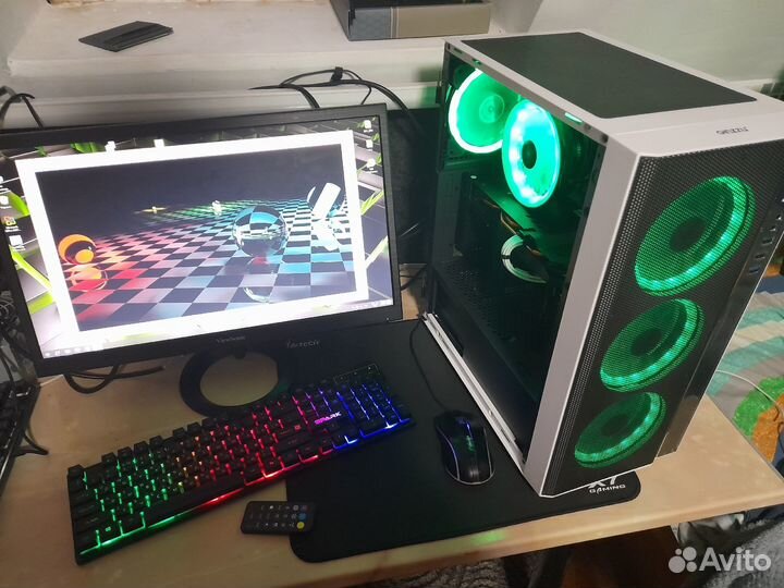 Пк для игр и работы, 8 ядер, 16Гб, RTX2060