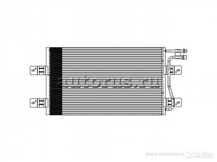 Радиатор кондиционера для а/м mercedes-benz sprint