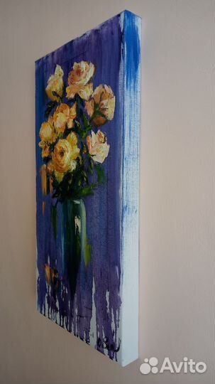 Картина маслом 30 х 60 см
