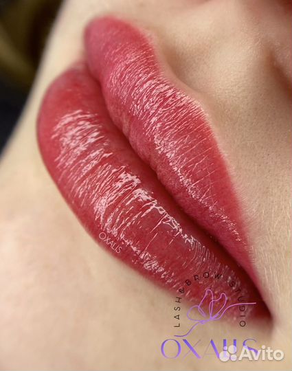 Перманентный макияж брови губы