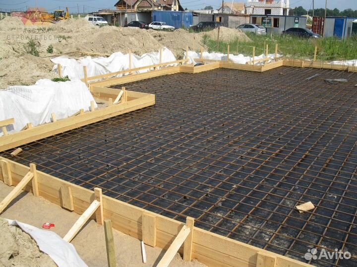 Фундамент под дом. Монолит плита. Без посредников