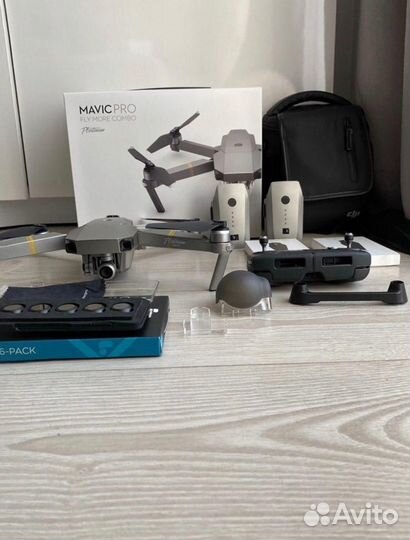 Квадрокоптер Dji Mavic Pro Platinum Combo