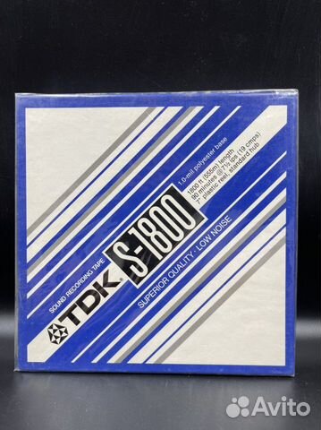 Запечатанная катушка TDK S-1800 (555м) 18 см