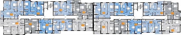 2-к. квартира, 54,7 м², 2/9 эт.