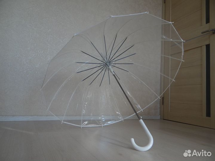 Зонт прозрачный новый