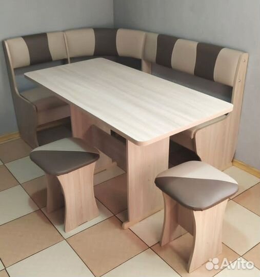 Кухонный уголок Ника 2 Элегия Ясень светл.дымч