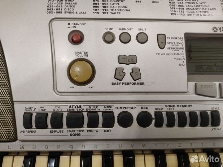 Синтезатор Yamaha psr450