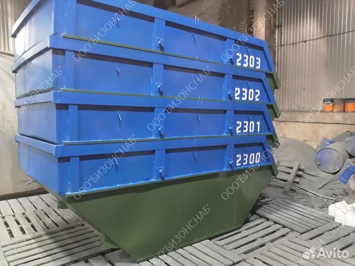 Мусорный контейнер 8м3, 1.1м3, 0.75 м3 J10828