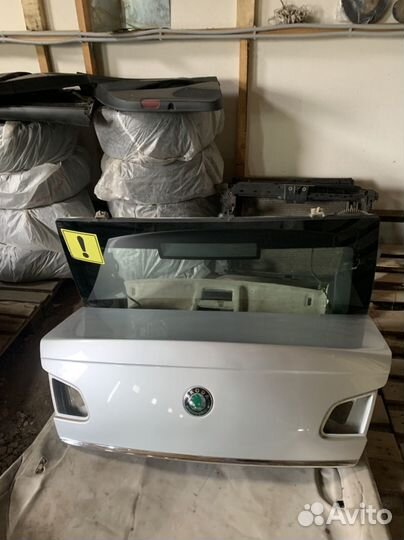 Крышка багажника шкода суперб-2-2009