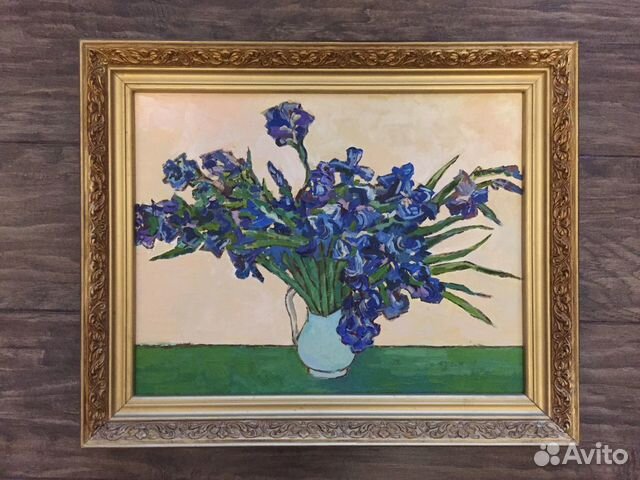 Картина букет цветов “Ирисы’’