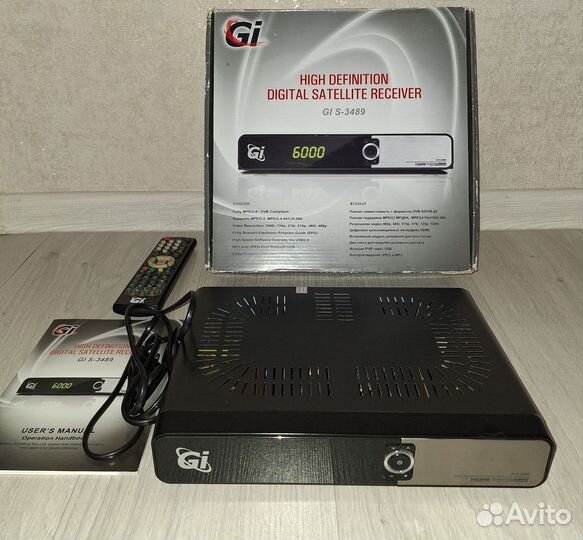 Спутниковый HD ресивер, GI S-3489