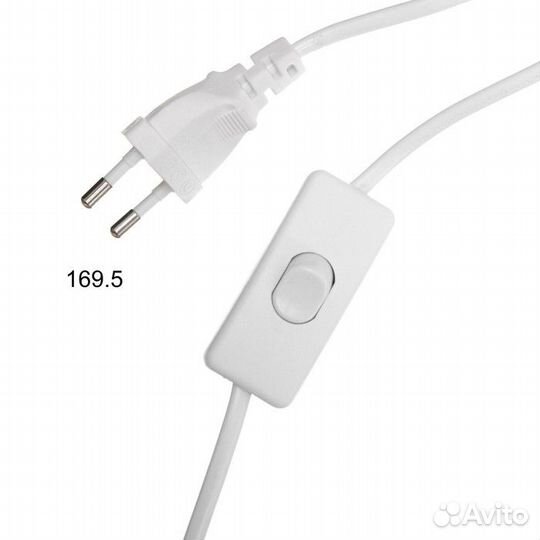 Настольная лампа 'Лале' 2х15Вт Е14 белый