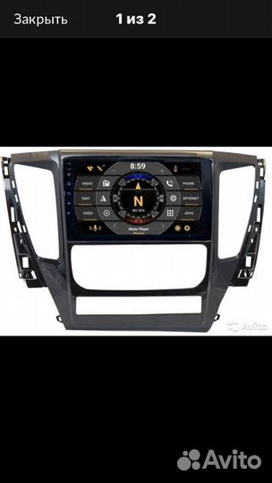 Магнитола Митсубиси Л200 2017+