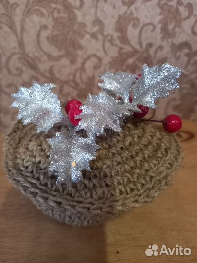 Шкатулка из джута ручной работы. Даурская