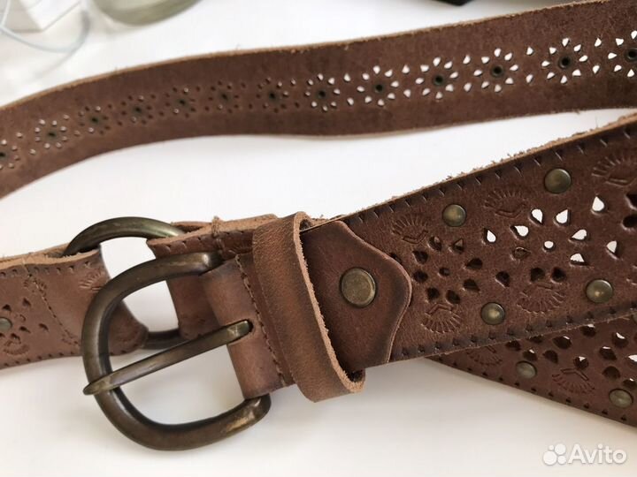 Ремень женский кожаный