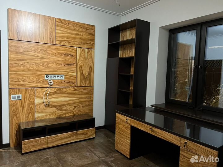 Шпонирование, мебель на заказ, стеновые панели