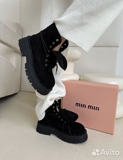 Ботинки женские miu miu