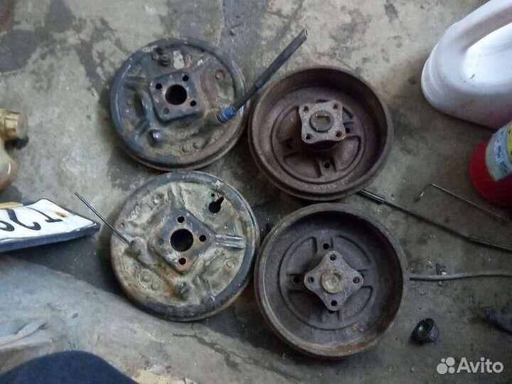 Задний тормозной барабан renault logan 1