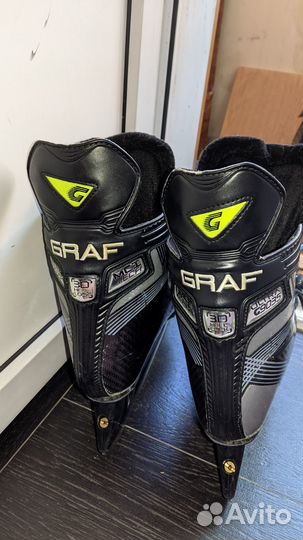 Коньки хоккейные graf ultra g 9035