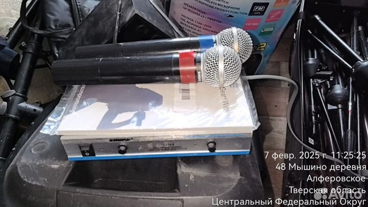 Микрофоны шнуровые, радиосистемы б/у