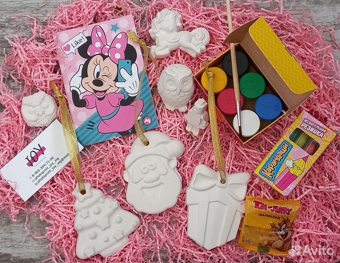 Фигурки из гипса для творчества