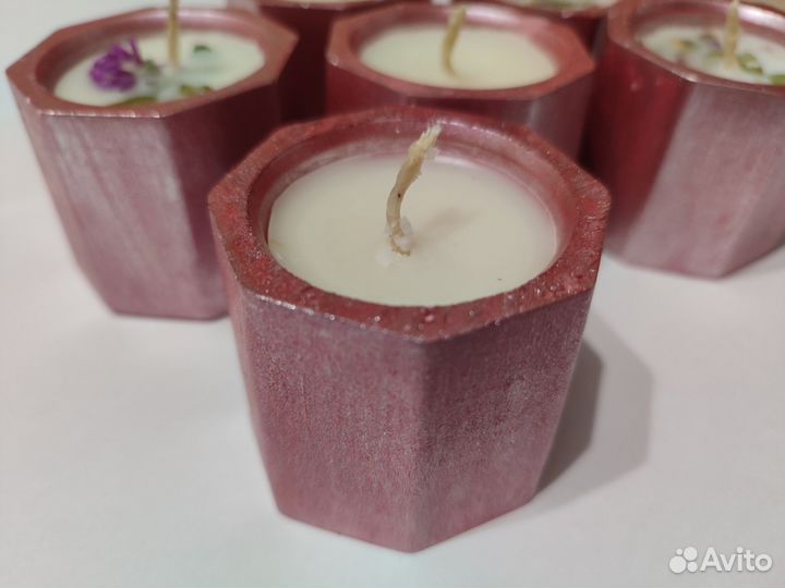 Ароматическая свеча ручной работы
