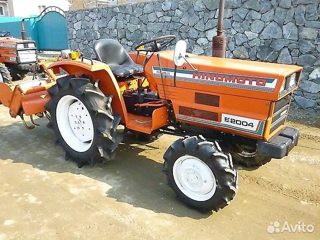 трактор. мануал трактора хиномото. японский минитрактор хиномото. 5л. хиномото с174 с фрезой.