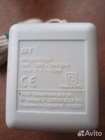 Зарядное устройство Адаптер пит Английская вилка