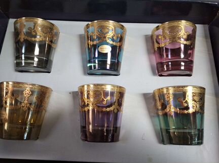 Бокалы Италия бренд Арт декор оригинал