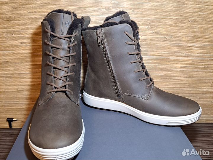 39, 40 ботинки,ecco soft 7 tred w