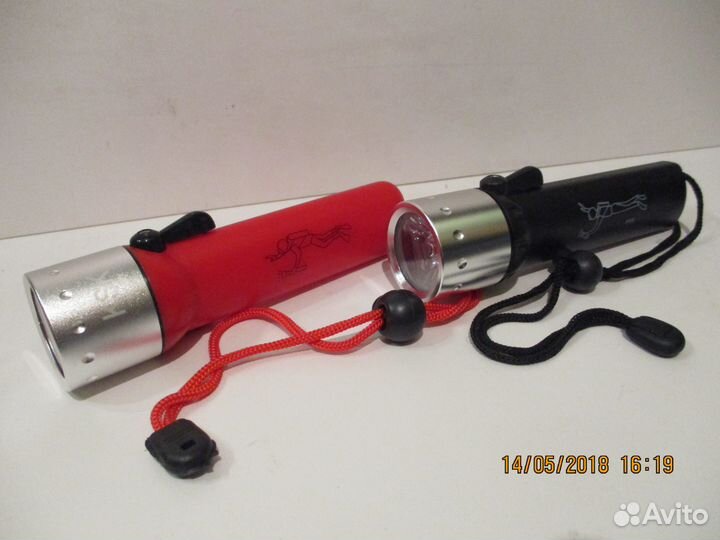 Фонарь подводный (дайвинга) новый светодиодный