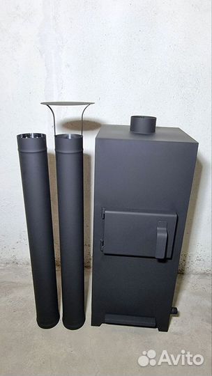 Печь для бассейна на дровах из нержавеющей стали