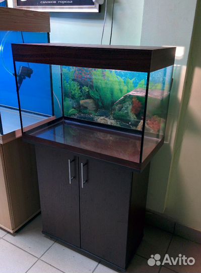 Аквариум 100л. AguaStudio, для черепах, остров