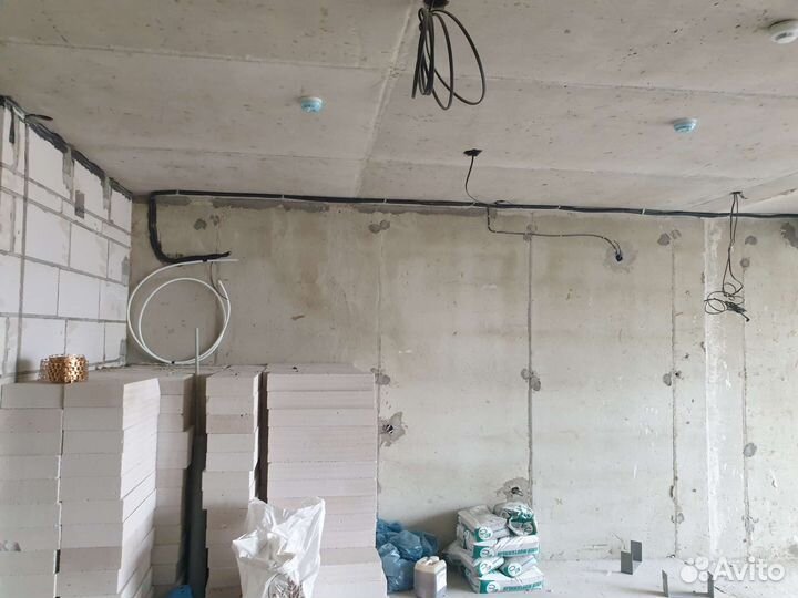 Установка кондиционеров. Закладка трасс