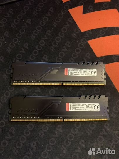 Оперативная память HyperX Fury 8gb