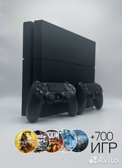 Sony PS4 + 700 игр + геймпад