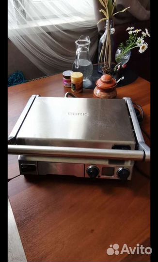 Электрогриль bork g802 с щупом