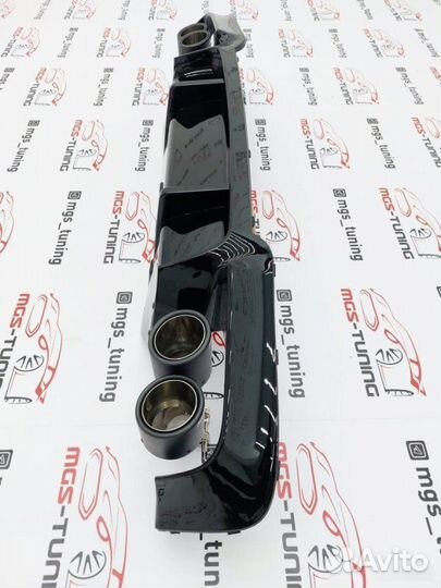 Диффузор с насадками BMW 5 series F10 M5 V-Style