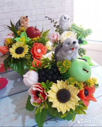 Мыло ручной работы букеты