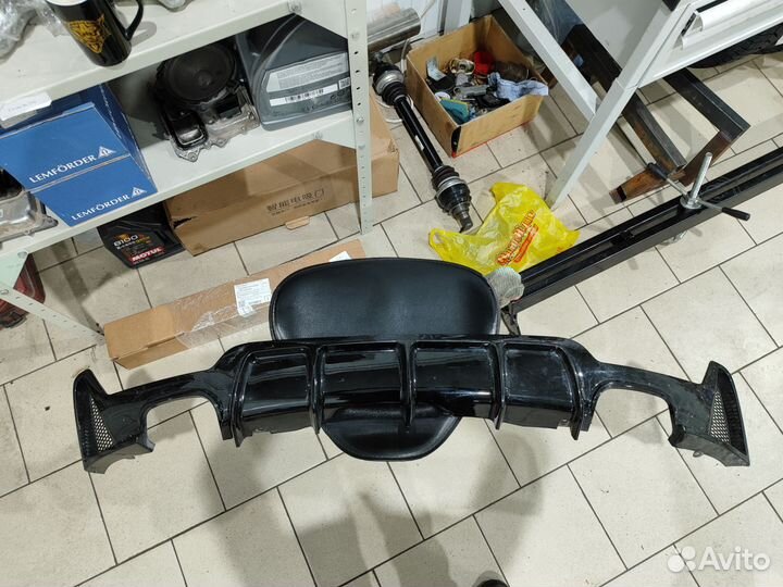 Диффузор bmw f32 2x2