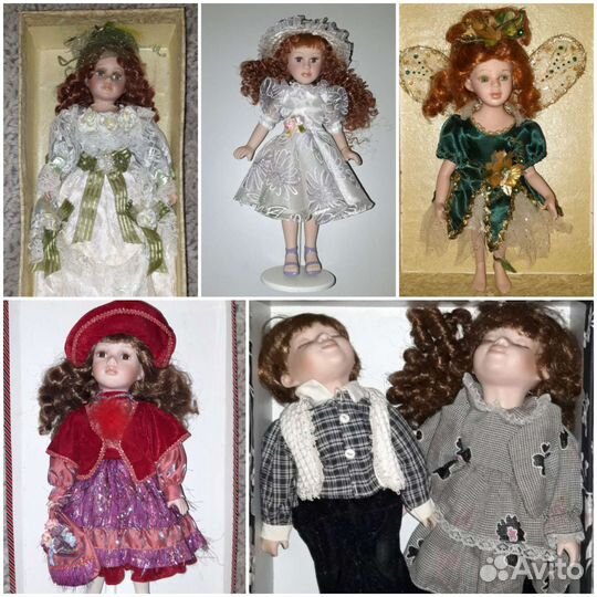 Куклы фарфоровые коллекционные