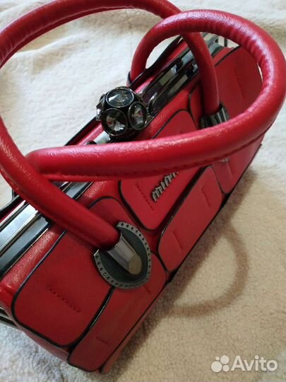 Сумка женская красная