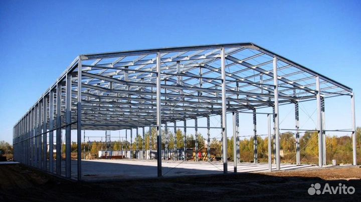 Быстровозводимые ангары склады из сэндвич-панелей