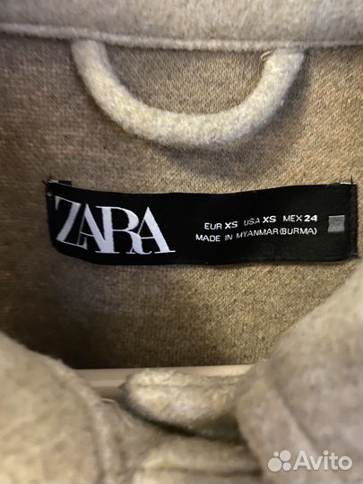 Куртка рубашка zara женская