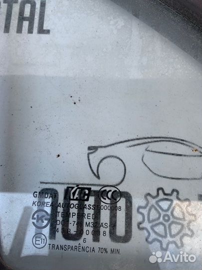 Стекло двери переднее правое Chevrolet Spark