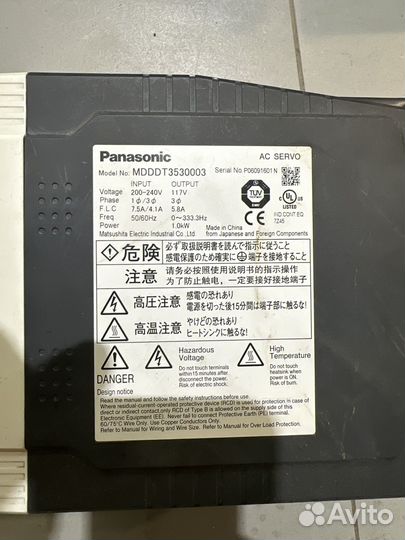 Серво привод panasonic mdddt3530003