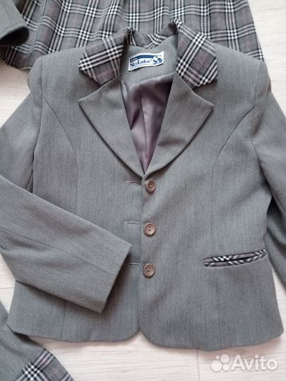 Школьная форма серая sky lake Диана